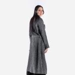 Classic long coat with belt