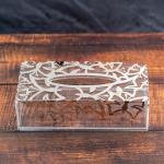 Elegant Butterfly Acrylic Tissue Box