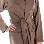 Women's Long Belted Trench Overcoat