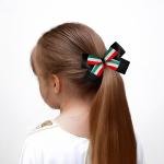 Kuwait National Flag Girls Bow Hair Clip