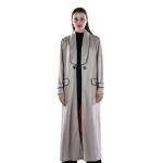 Long Coat With Black Piping