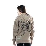 THE LION KING Graphic Print Back Hoodie Khaki