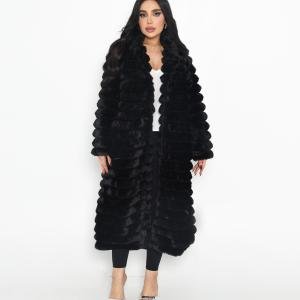 Women's luxury fur winter coat