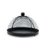 Metal Food Cover with Tray – Modern Wire Dome Cloche