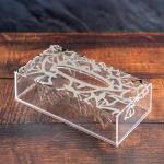 Elegant Butterfly Acrylic Tissue Box