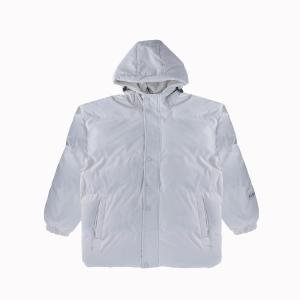 سترة بفر بأكمام طويلة للرجال مع غطاء رأس