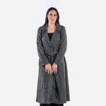 Classic long coat with belt