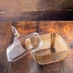 برطمان حلوى زجاجي فاخر بغطاء – لمسات ذهبية