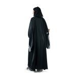 العباية الفاخرة المطرزة بتفاصيل الدانتيل مع شال