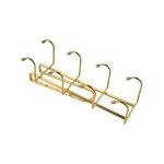 رف خطاف ذهبي مثبت على الحائط