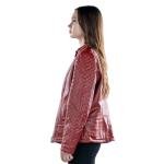 Women's Faux Leather Zip-Up jacket