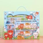 Cute Bear-Themed Kids Stationery Gift Set 8 in 1