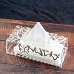 Elegant Butterfly Acrylic Tissue Box