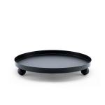 Round Elevated Serving Tray with Ball Feet