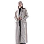 Long Coat With Black Piping