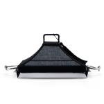 Luxury Indian pastry tray with nail handle Cartier-style, cotton fabric cover