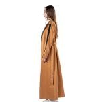 Light collar trench coat with belt