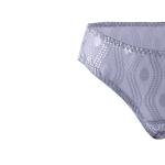 Lace Lingerie Set with Patterned Mesh, Underwired Bra, Satin Bow