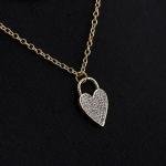 مجموعة قلائد ثلاثية الطبقات محبوسة في الحب تصميم راقي ومتعدد الطبقات