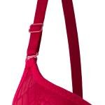 Satin Snake-Texture Padded Underwire Bra with Bow Accent