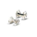 Girl's Glitter Sheer Sparkling Mesh Bow Hair Clip