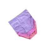 Women’s Floral Print High-Waist Cotton Briefs – 3-Pack