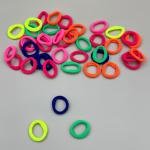 Neon Soft Fabric Ponytail Holders