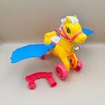 Winged Pony Push Toy – Bell & Saddle Edition