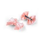 Girl's Elegant Bow Hair Clips with Mesh & Lace