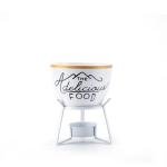 Porcelain Fondue For Cheese & Chocolate