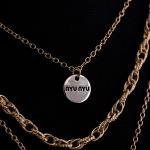 قلادة على شكل جمجمة متعددة الطبقات إكسسوار جذاب بتصميم غوثيك للنساء