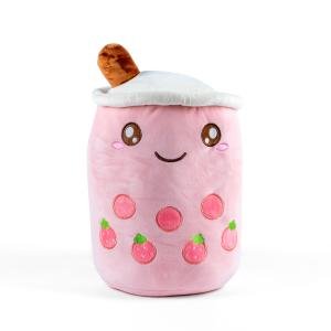 Strawberry Boba Plush Toy 50cm