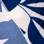 Tropical Fern Pleated Kaftan Dress – Belted Maxi Style