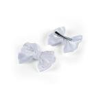 Girl's Elegant Bow Hair Clips with Mesh & Lace