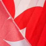 Scarlet Bloom Pleated Kaftan Dress