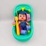 Doll with Bathtub & Accessories