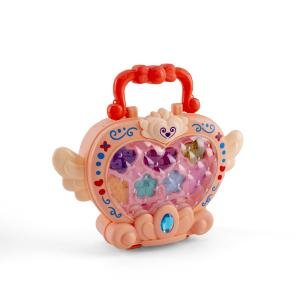 علبة مكياج بتصميم قلب قابلة للارتداء للبنات