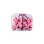 Girl's Elegant Bow Hair Clip with Rose Embellishment