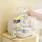 Multi-Function Baby Bottle Storage & Drying Box with Dome Cover