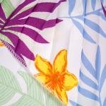 Tropical Breeze Pleated Kaftan Dress