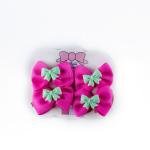 Girl's Adorable Double Layered Bow Hair Clip