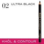 Bourjois Khol Contour Eye Pencil - N 2 - Ultra Black