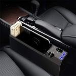 Car Chair Side Storage Box with Charging Cable/Dual Usb