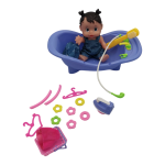 Doll with Bathtub & Accessories