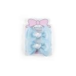 Girl's Bow Hair Clip with Heart Center