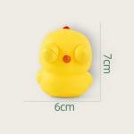 Yellow Chick Squeeze Toy with Red Nose