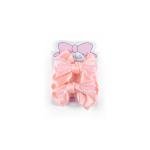 Girl's Elegant Bow Hair Clips with Mesh & Lace
