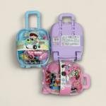 Creative Kids Play Dough Set in Airplane Travel Trolley Case with 14 Colorful Clays and Fun Molds