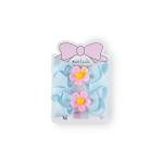 مشبك شعر للبنات مع فيونكة وزينة أزهار الأقحوان