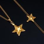 طقم الحلي بتصميم النجوم السماوية الجذابة